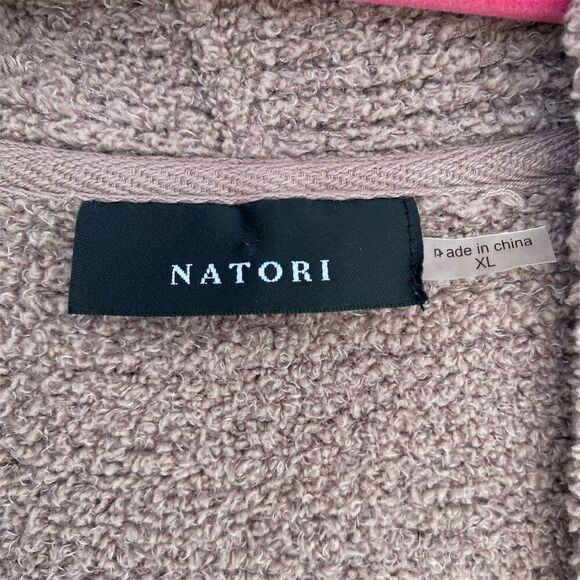 Natori Women's XL Open Front Cardigan Long Sleeve Sweater - Picture 5 of 6